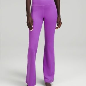 Lululemon groove super high rise flared pant nulu